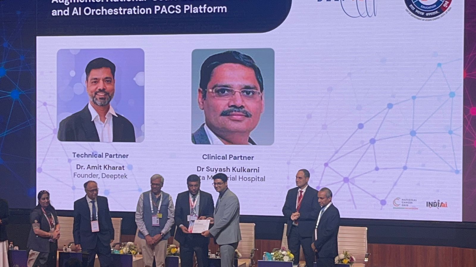 DeepTek recognized at the NATHEALTH Healthcare Federation of India's first CSR Awards for its AI-powered public healthcare screening solution GENKI.